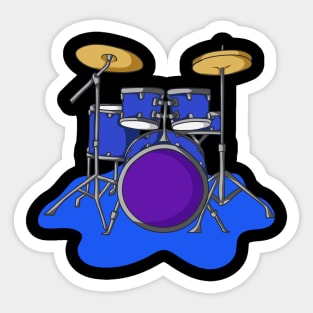 kit drum set Sticker